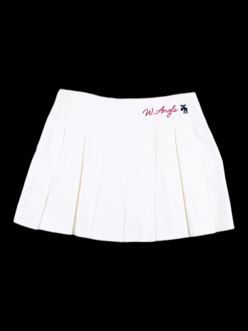 스트레치 플리츠 스커트