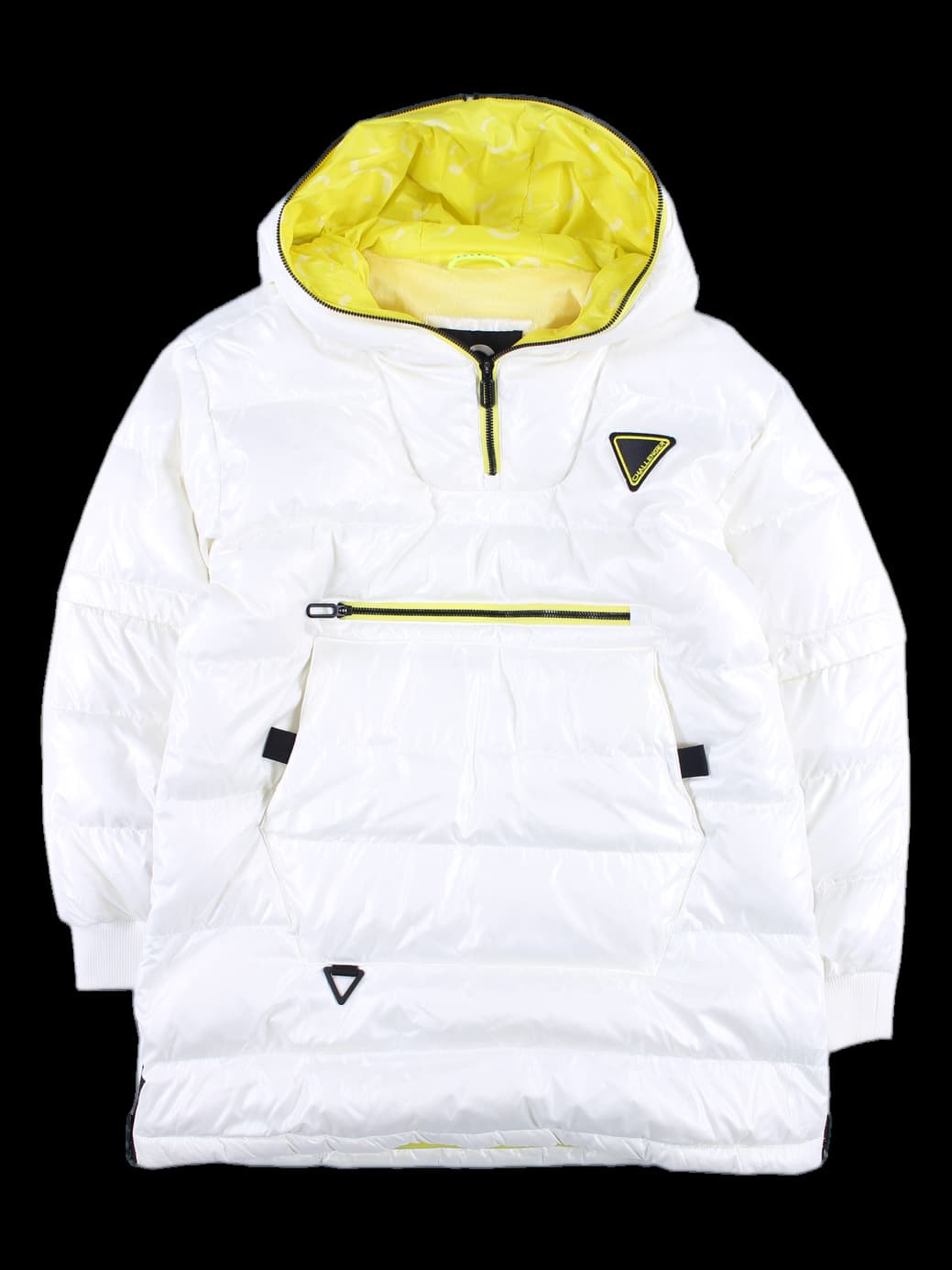 구스 다운 롱 아노락 패딩 점퍼