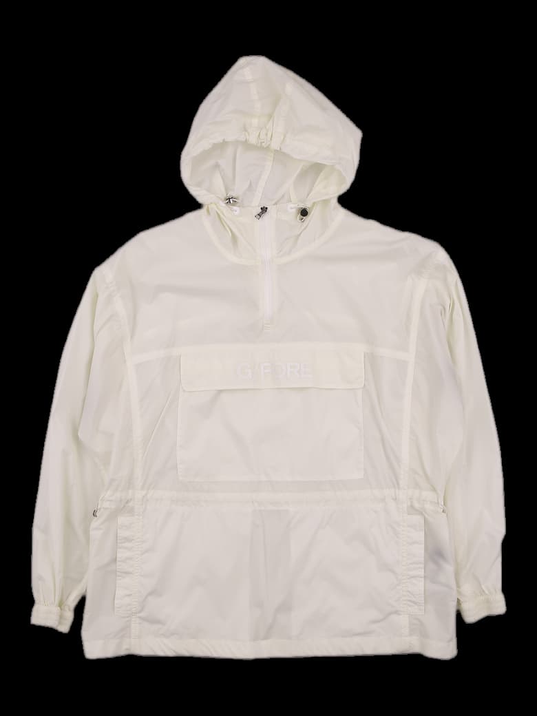 후드 포켓 허리 스트링 바람막이