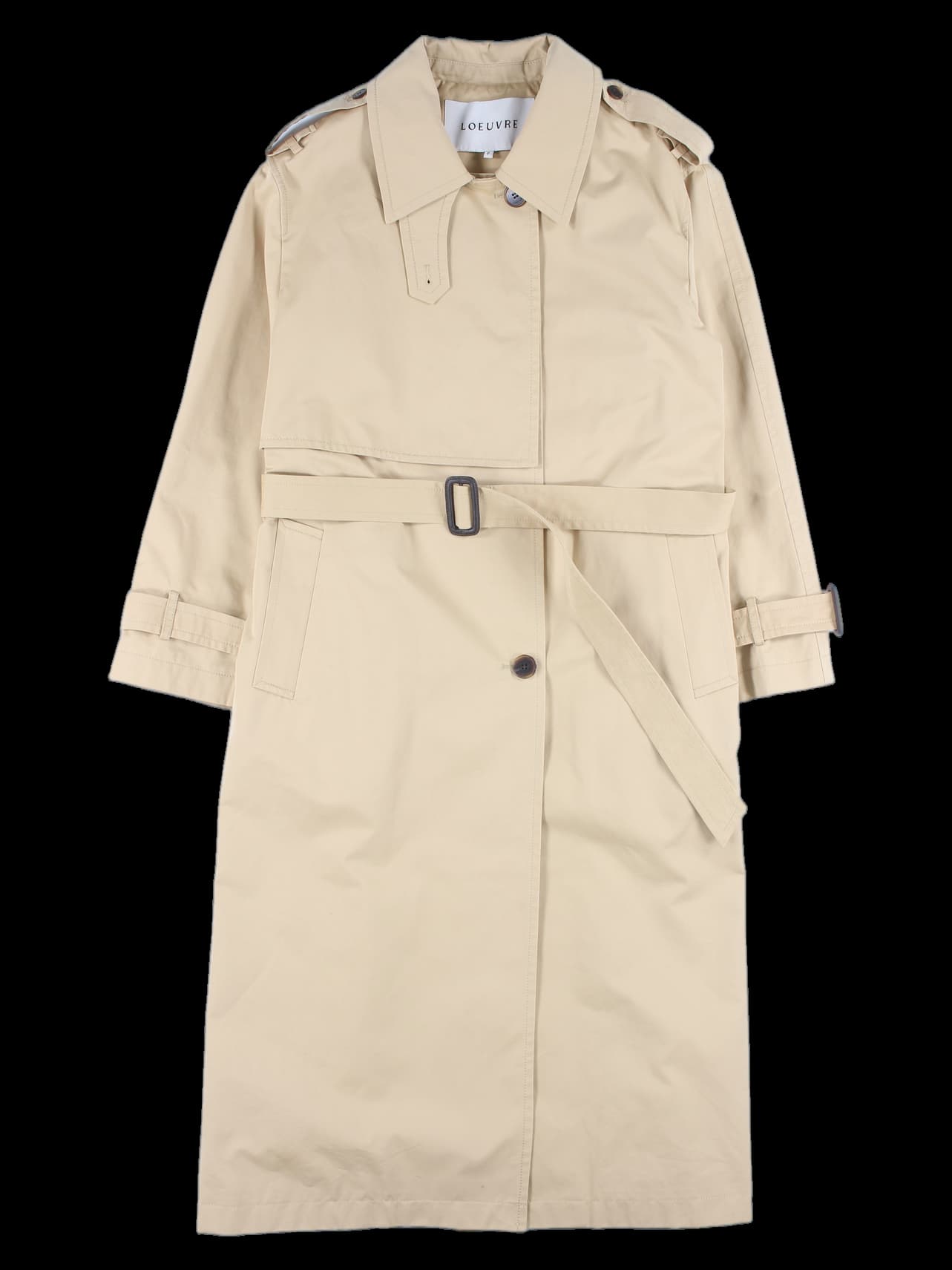 허리벨트 트렌치 코트