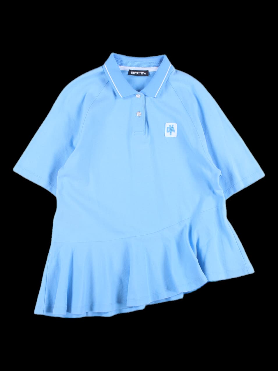 피케 언발란스 반팔 티셔츠