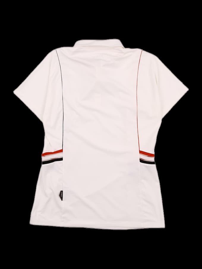 허리배색 카라 티셔츠