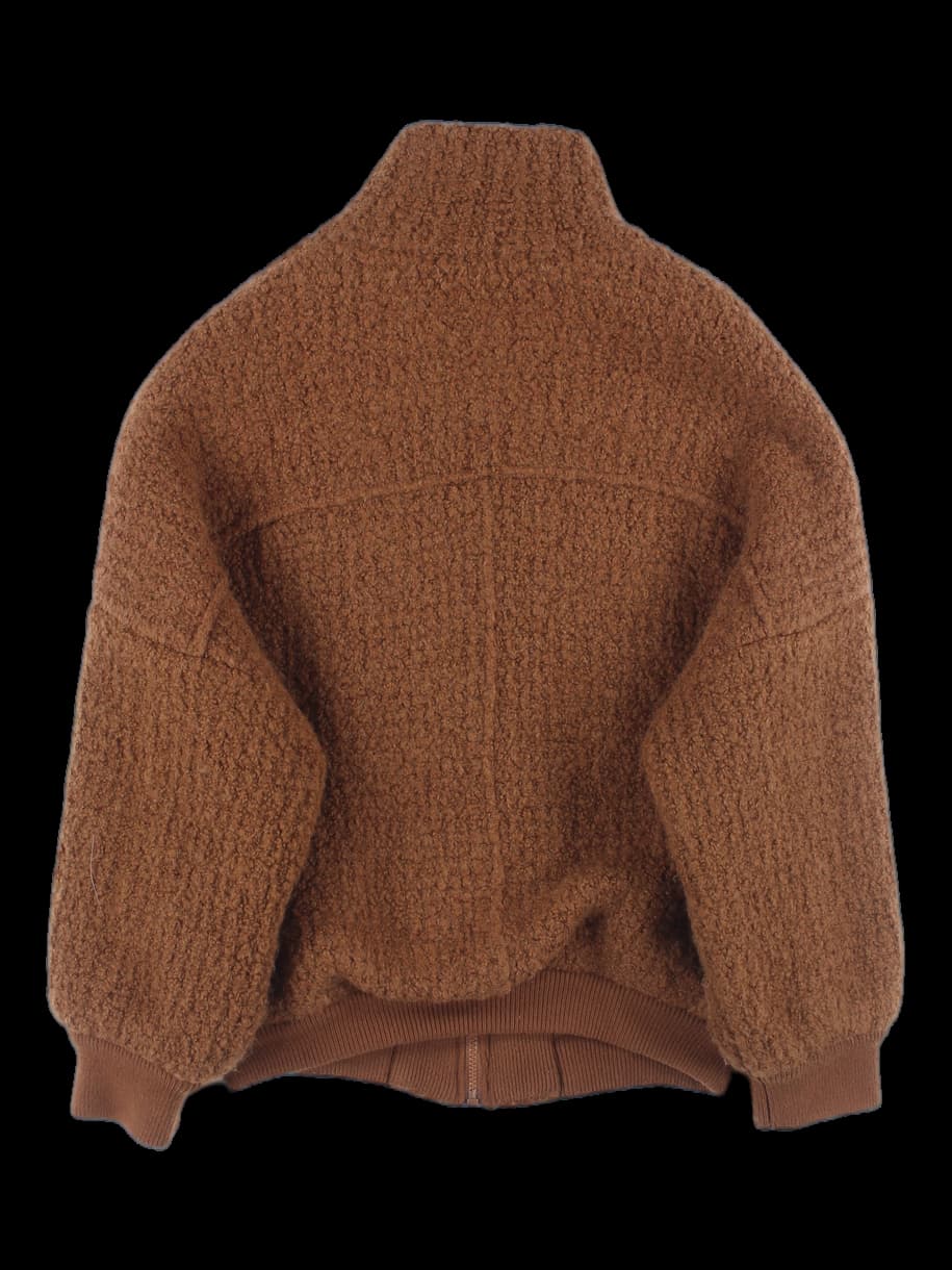 알파카 집업 점퍼
