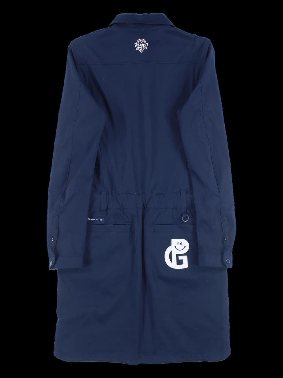 로고 포인트 카라 원피스