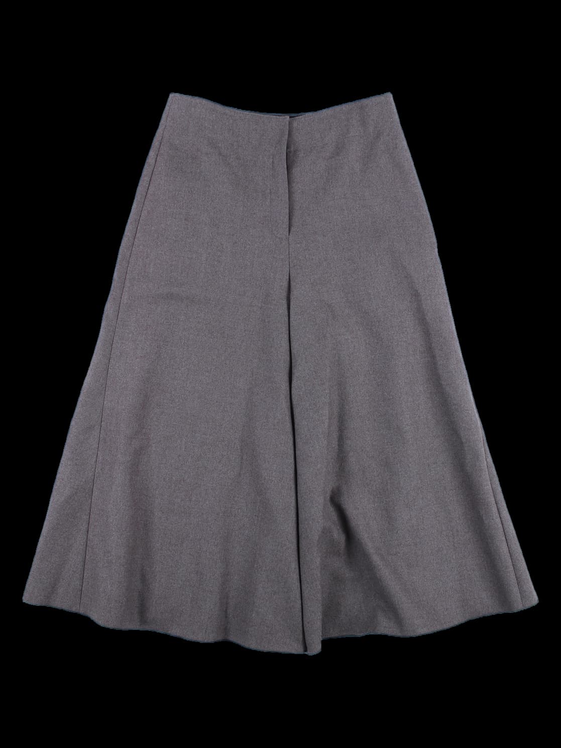 모직 와이드 팬츠