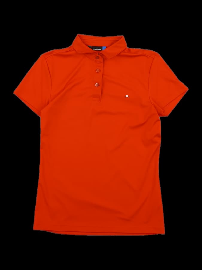 로고 포인트 반팔 카라 티