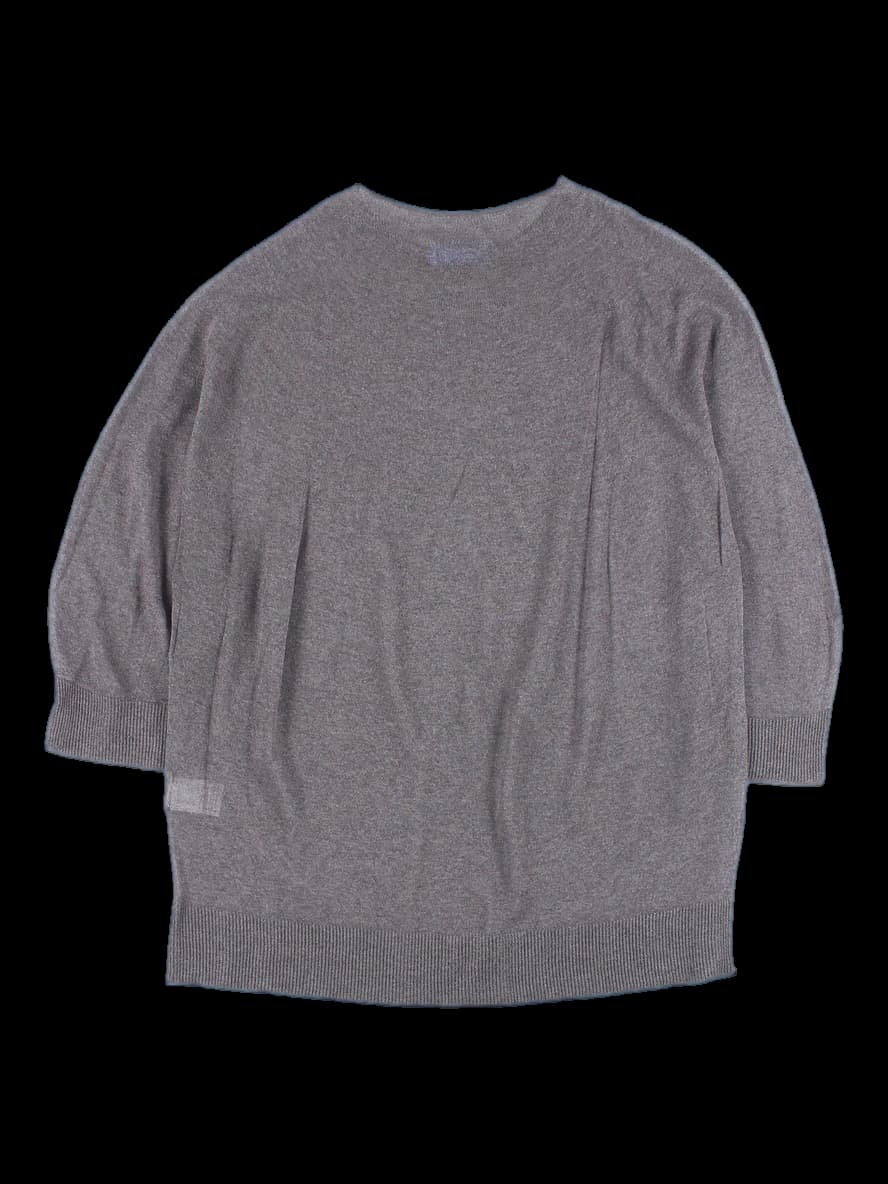 루즈핏 소프트 쉬머 니트