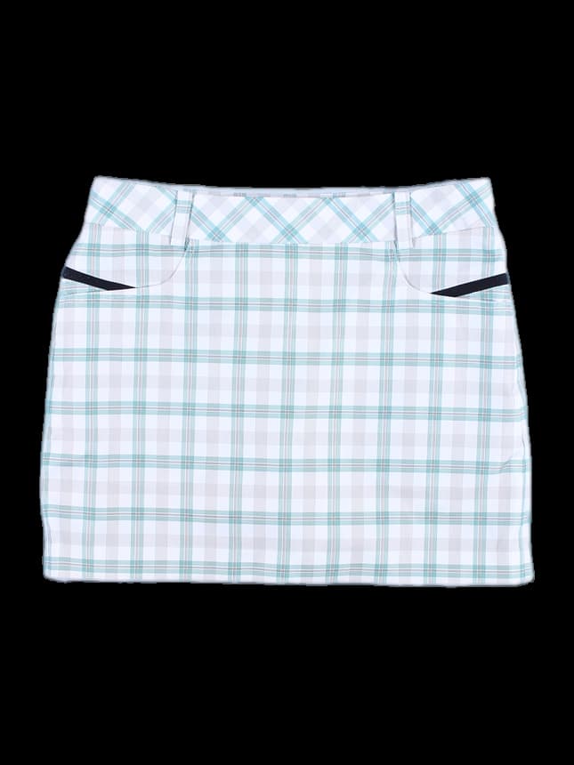 체크 스커트