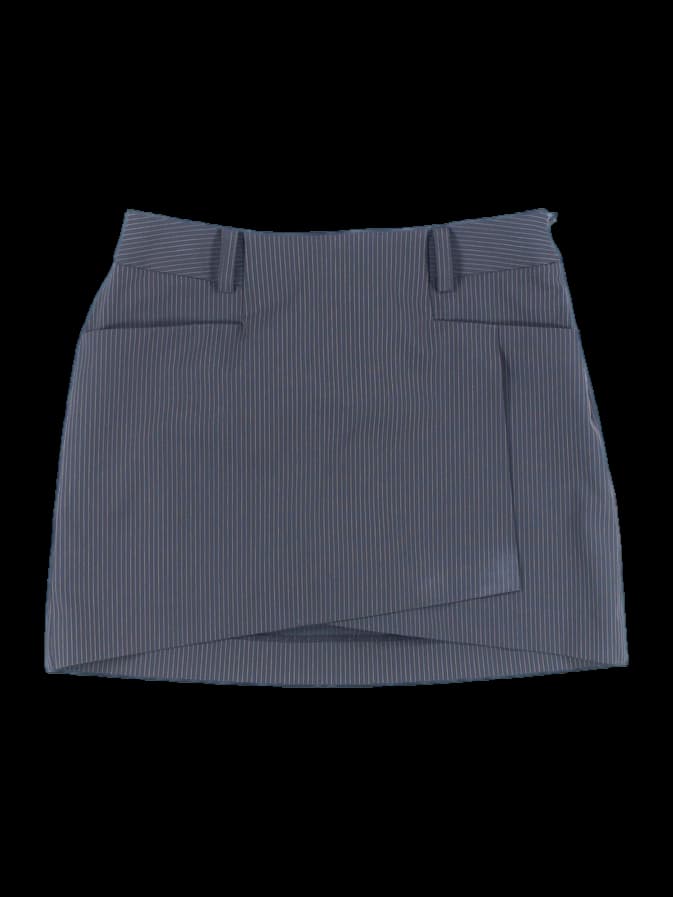 스트라이프 스커트