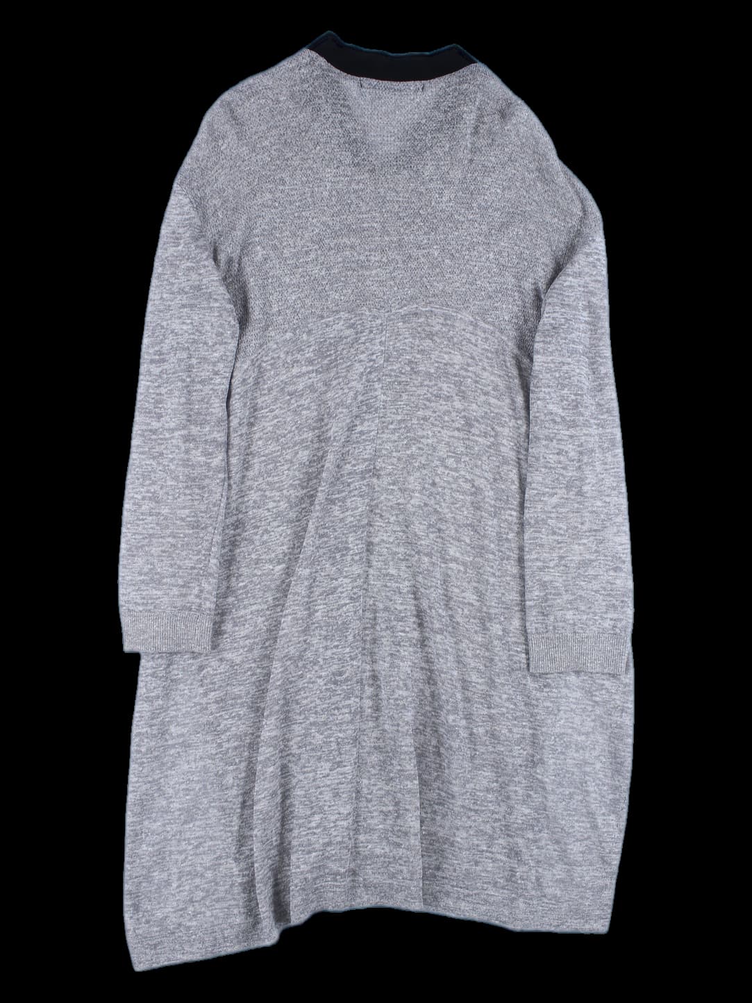 롱 니트 집업 가디건