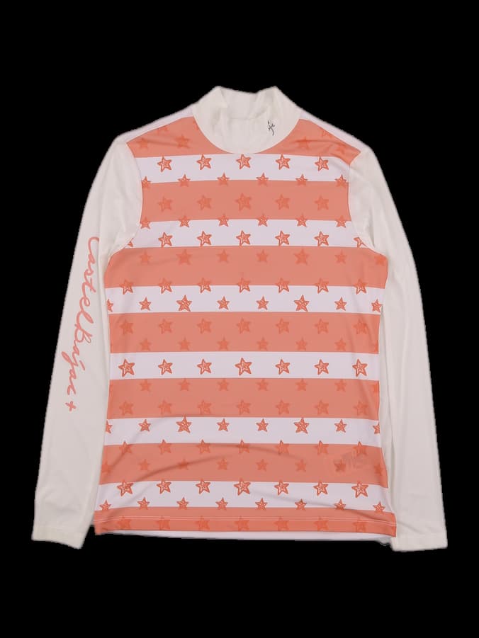 하이넥 프린팅 티셔츠