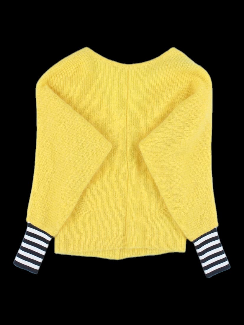 소매 포인트 니트