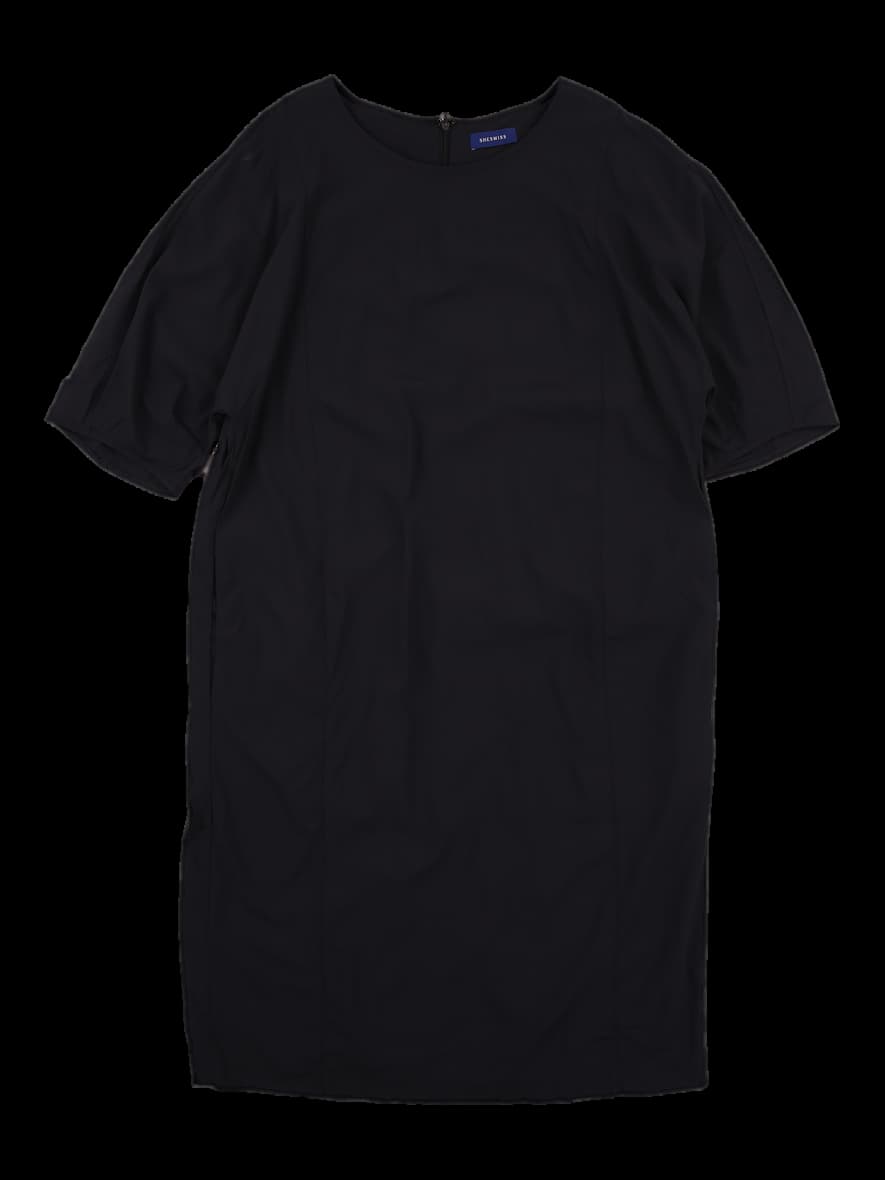 보트넥 롱 원피스