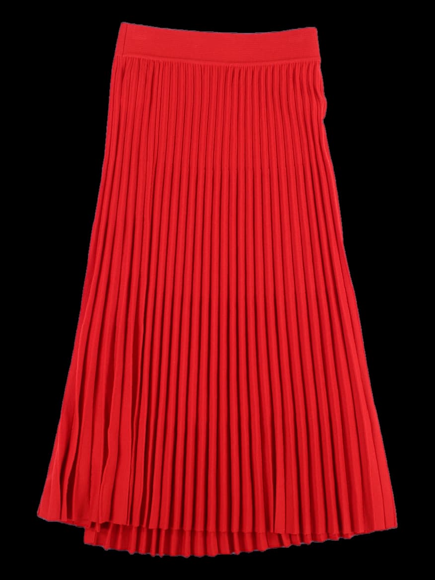 플리츠 니트 스커트