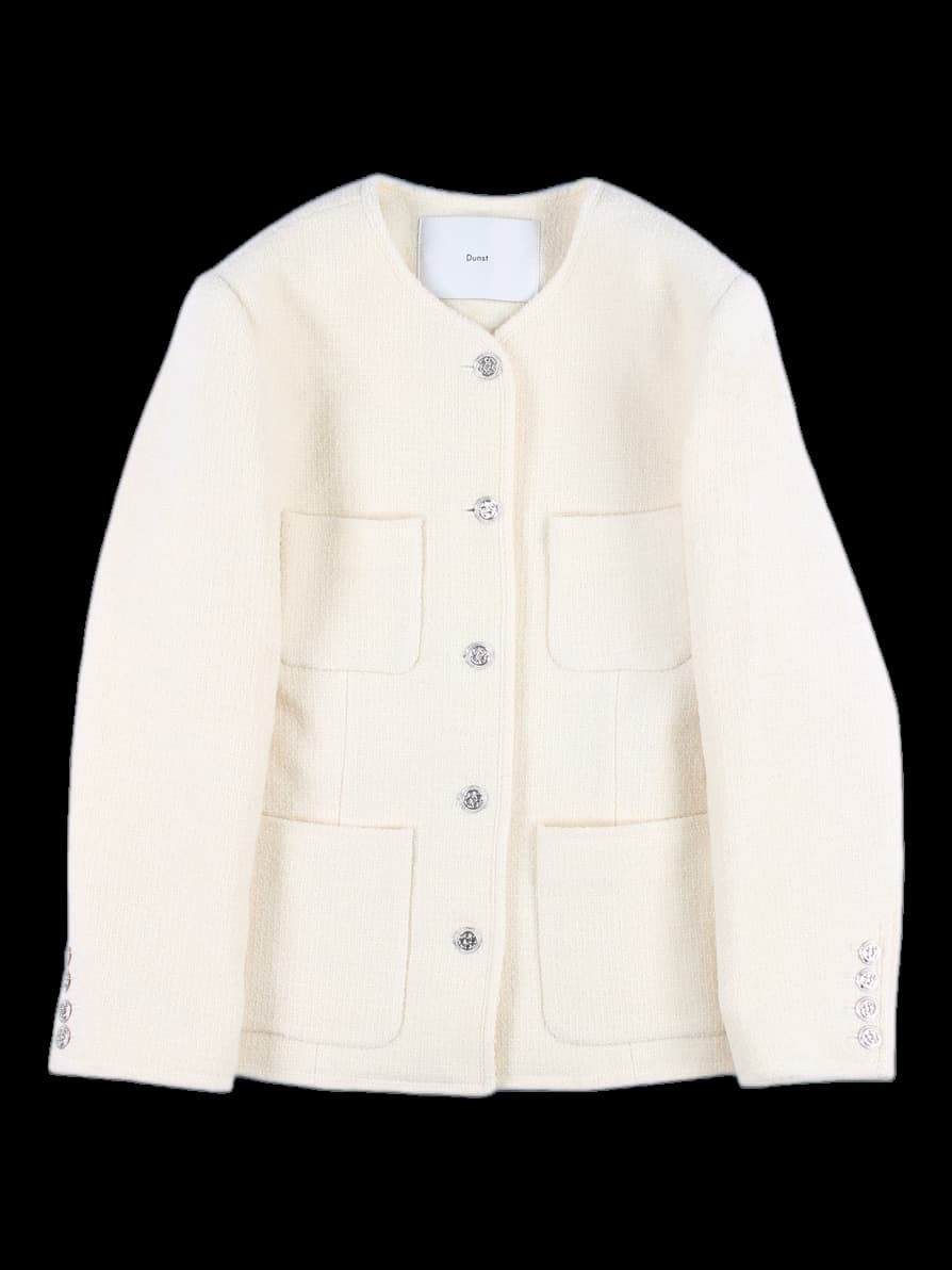 노카라 트위드 자켓