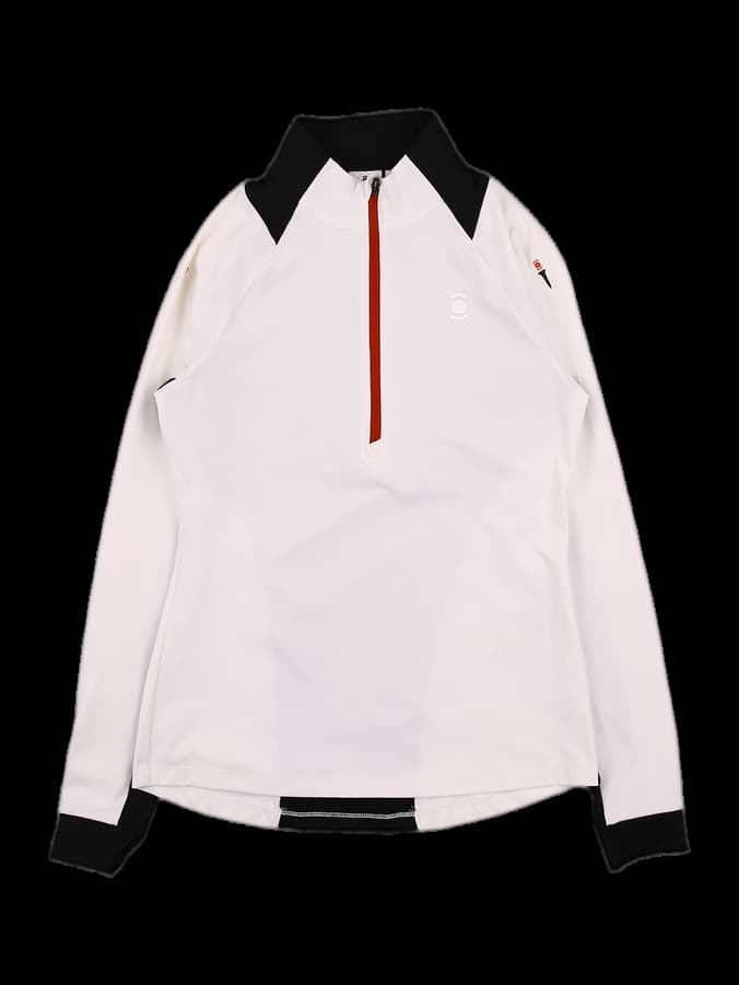 하프넥 집업 티셔츠