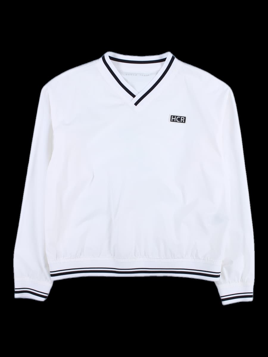 브이넥 바람막이 티셔츠