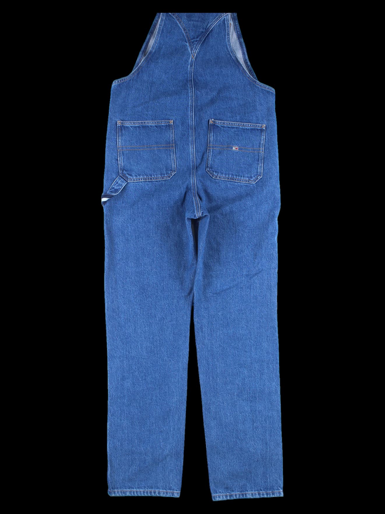 데님 멜빵 팬츠