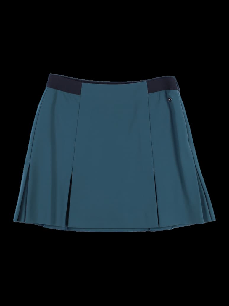 허리 밴딩 주름 스커트