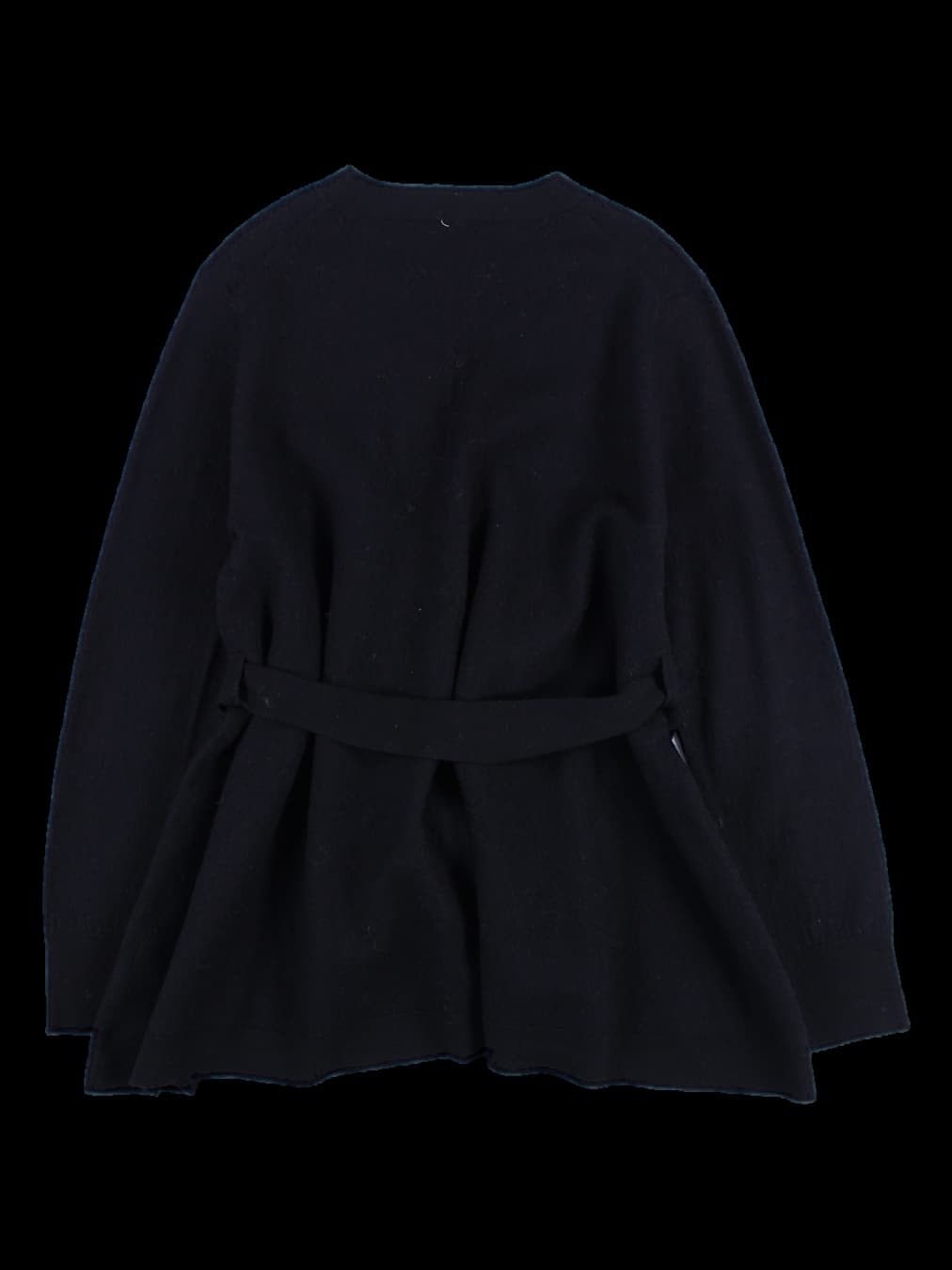 브이넥 오버핏 허리끈 가디건