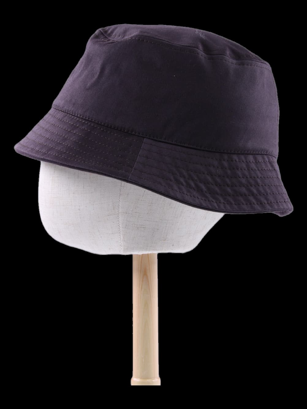 자수 포인트 벙거지 모자