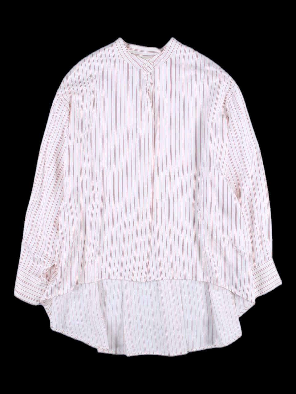 스트라이프 블라우스 셔츠