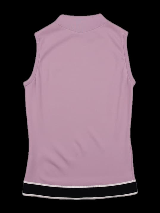 하프넥 슬리브리스 니트