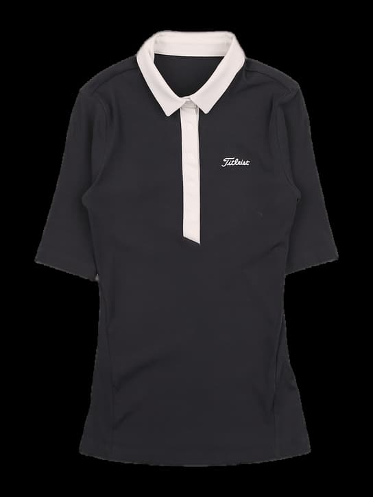 리브드 카라 반팔 티셔츠