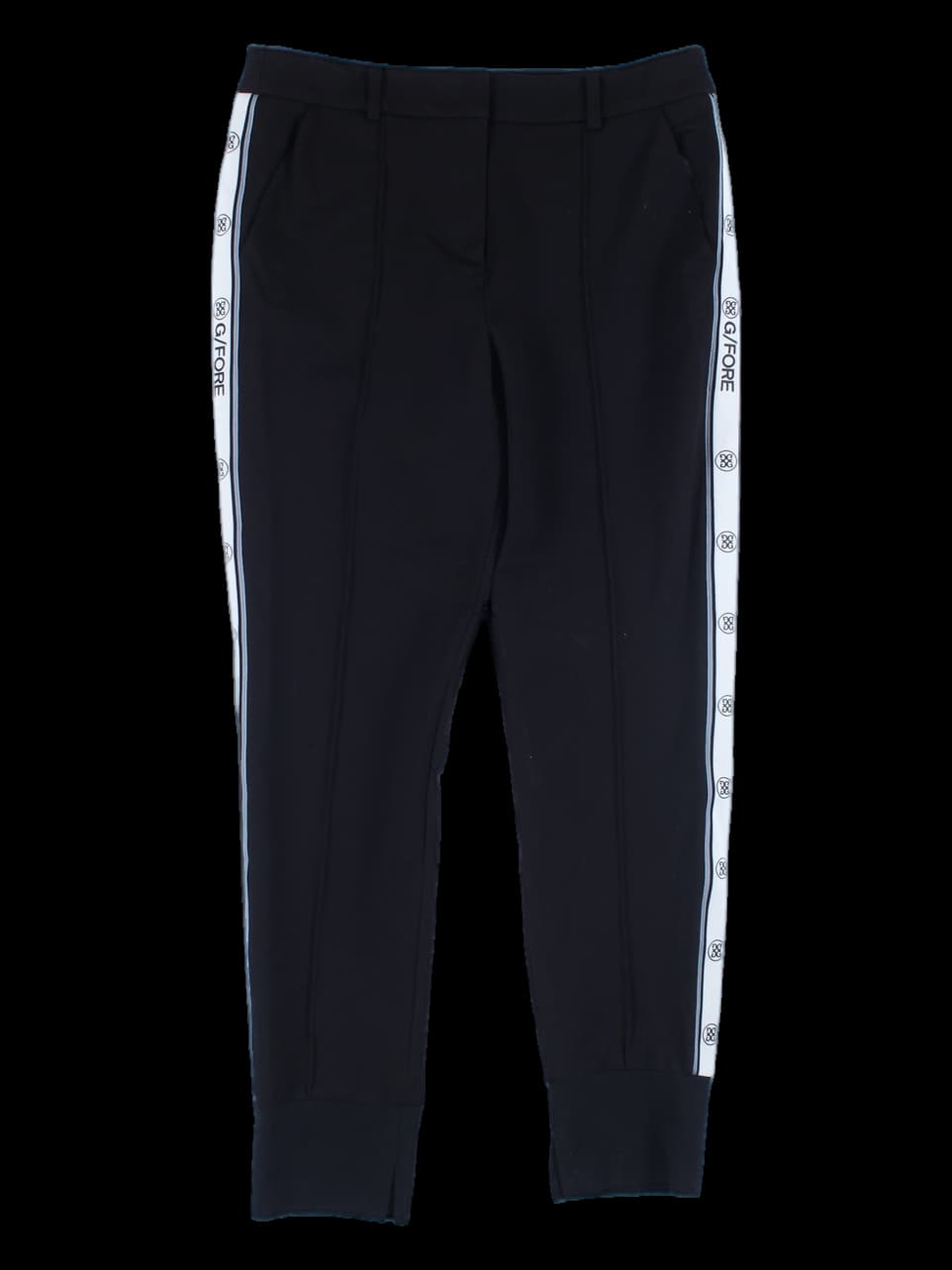 라인 포인트 핀턱 조거팬츠