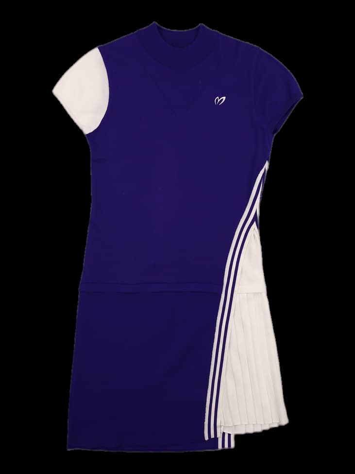 플리츠 니트 원피스