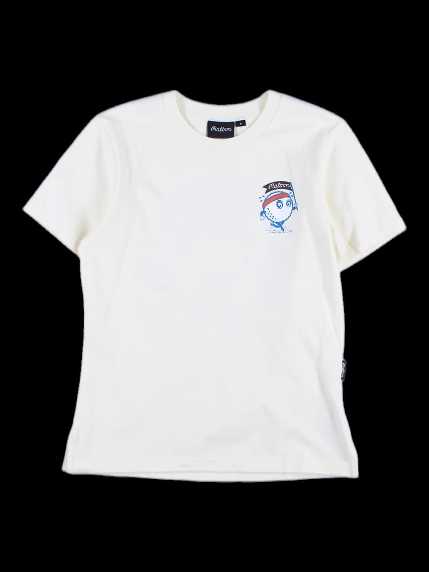 전사 프린팅 반팔 티셔츠