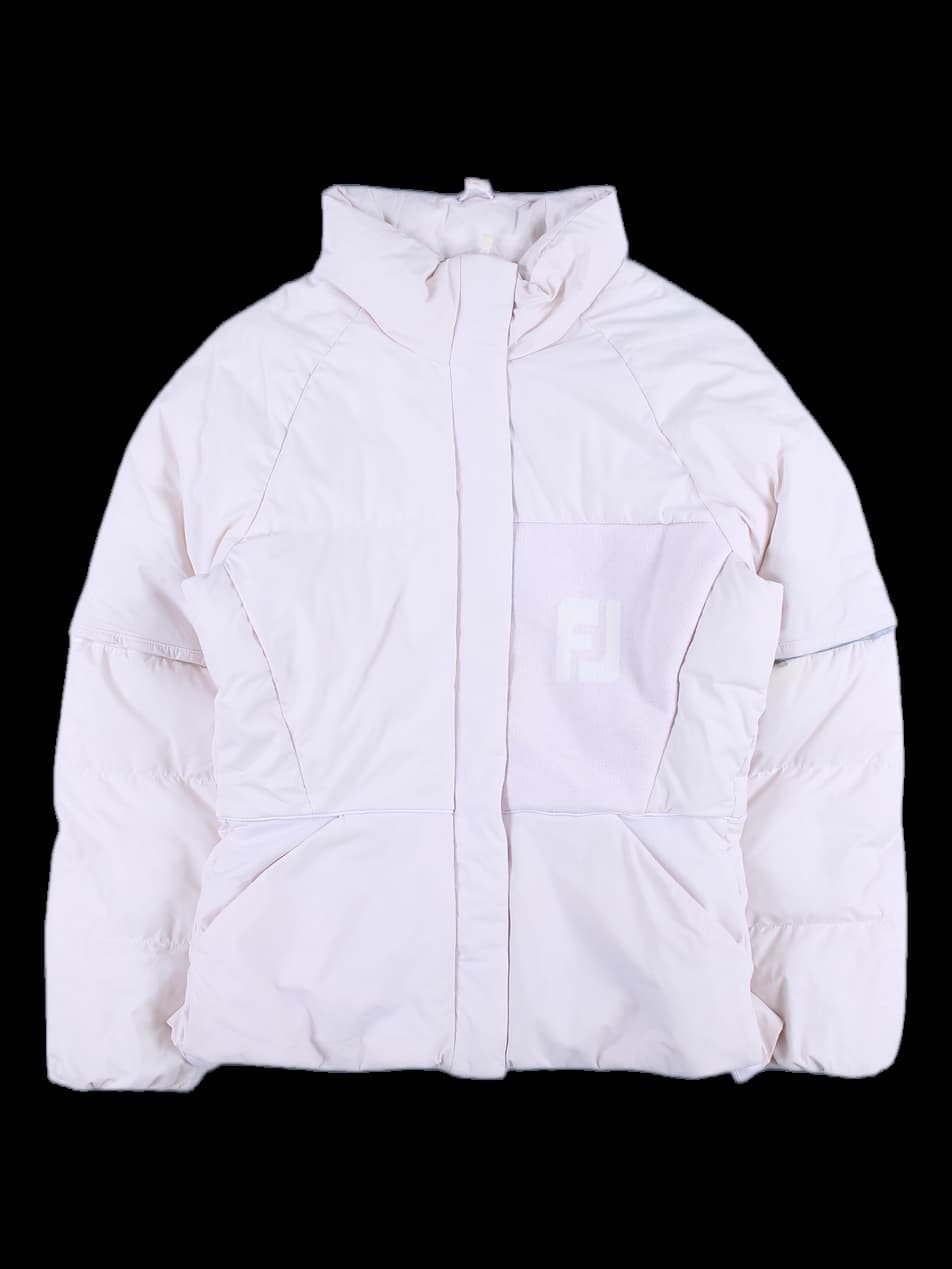 탈부착 소매 하이넥 패딩 점퍼