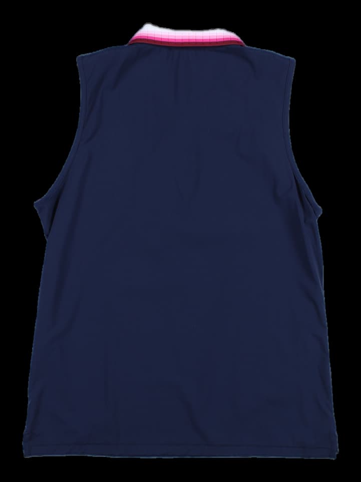 지포어 민소매 카라티