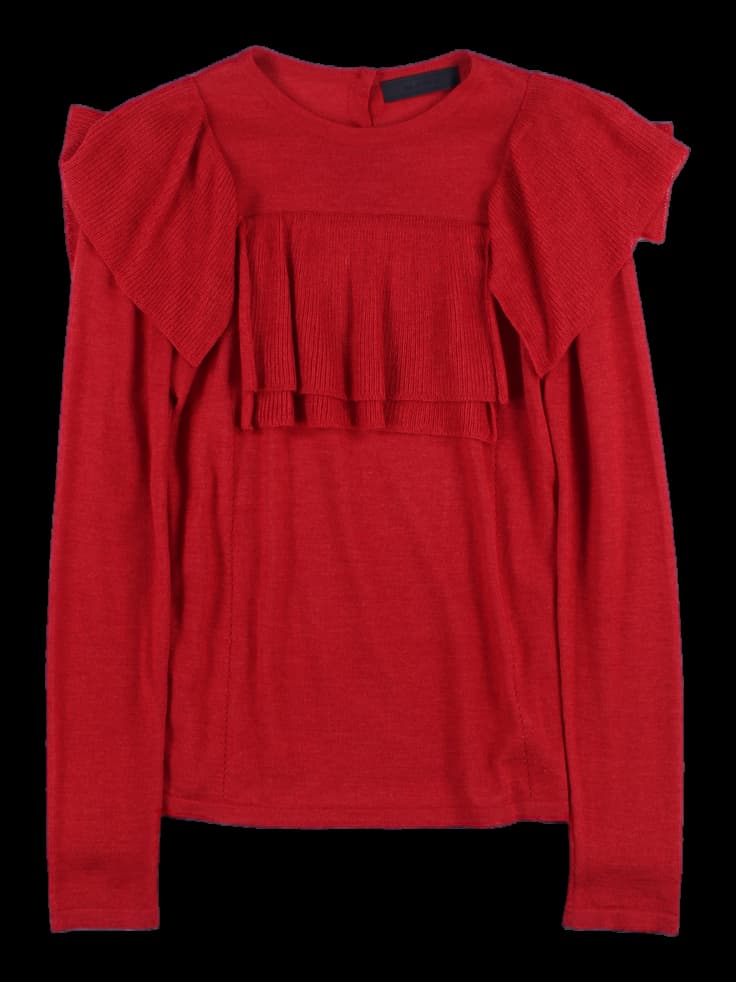 니트 긴팔 티셔츠