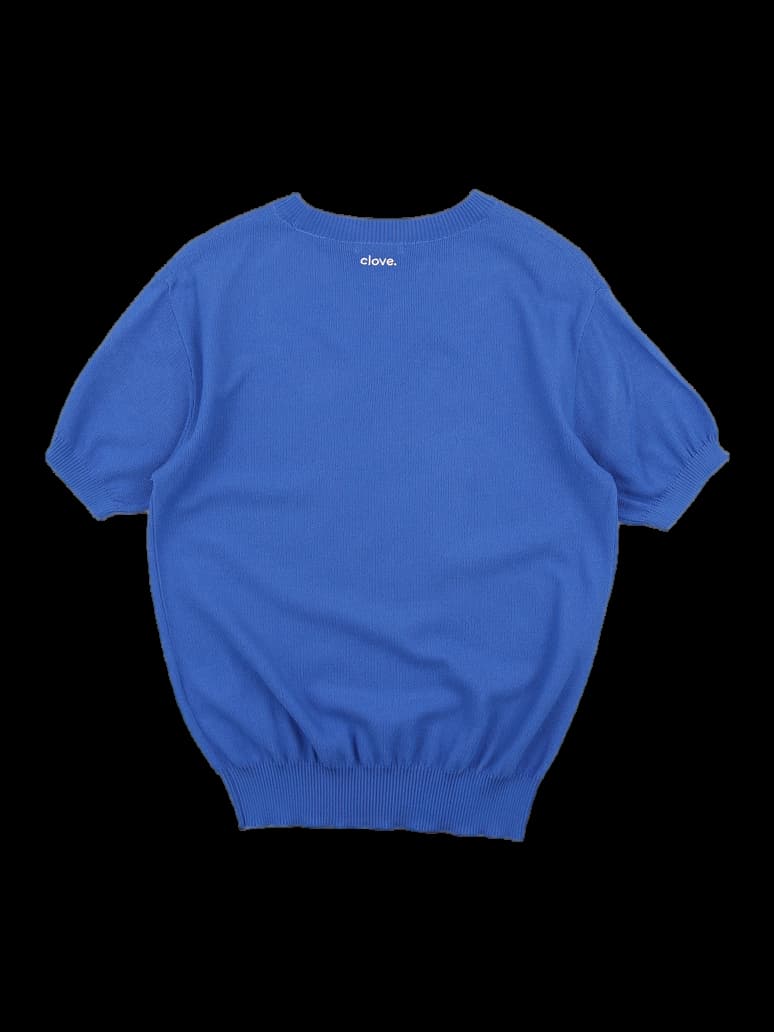 여성 반팔 니트