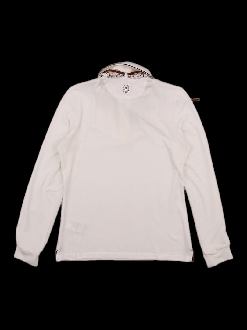 리본 긴팔 카라티