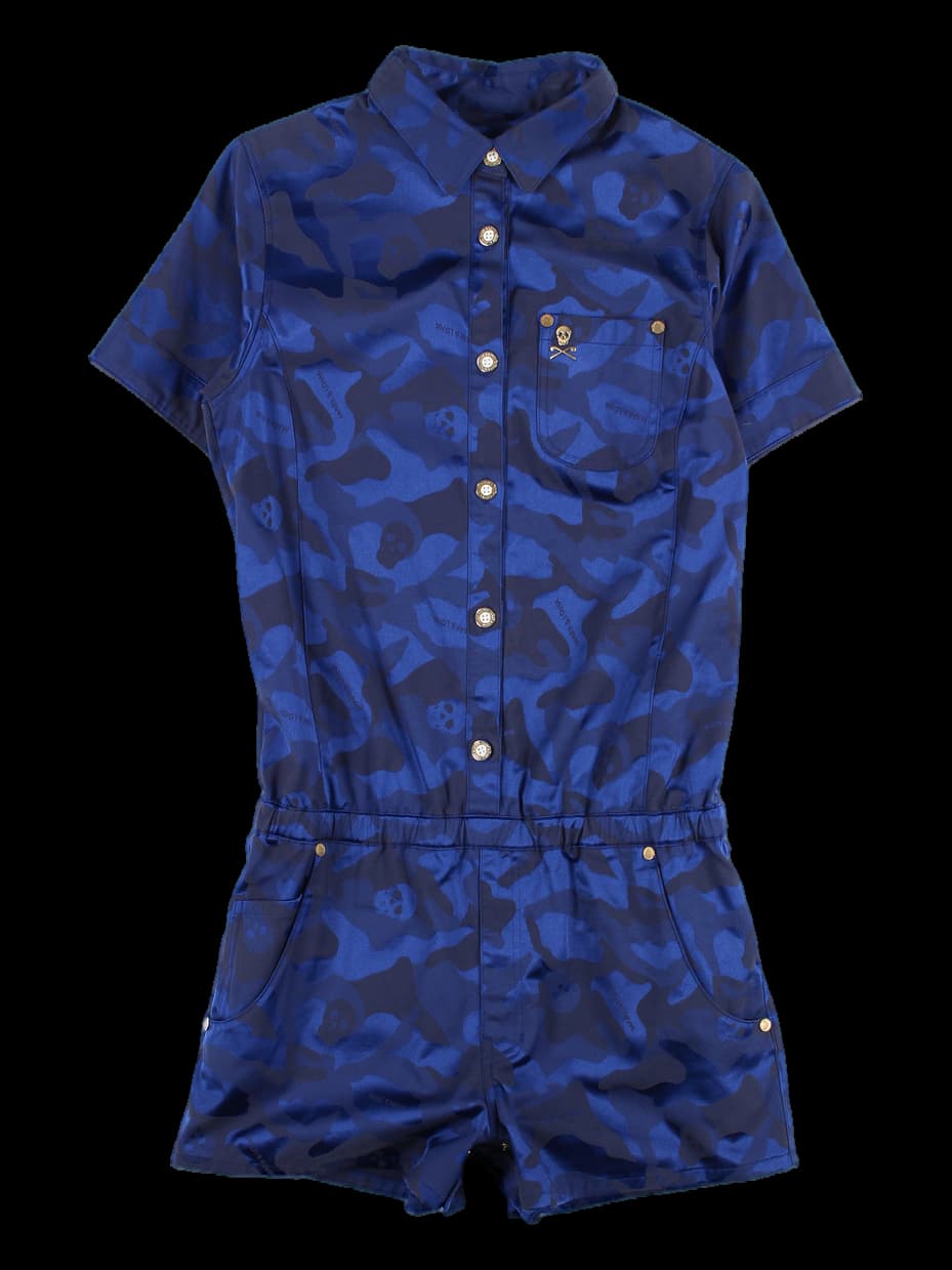 여성 반팔 점프수트