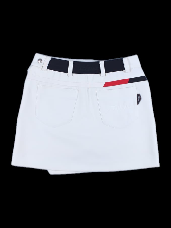 면 골프 스커트