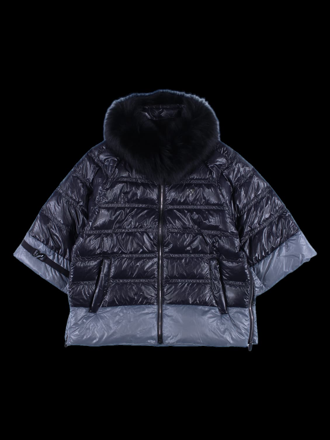 여성 반팔 패딩 점퍼