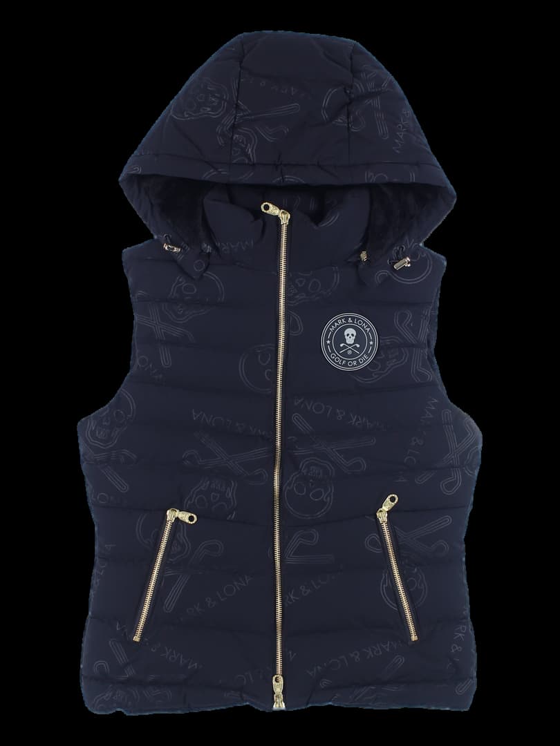 기모 패딩 후드 조끼