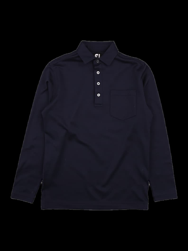 기모 긴팔 카라티