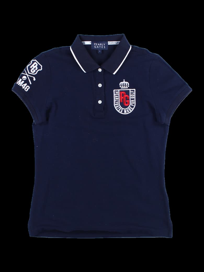 여성 반팔 카라 티