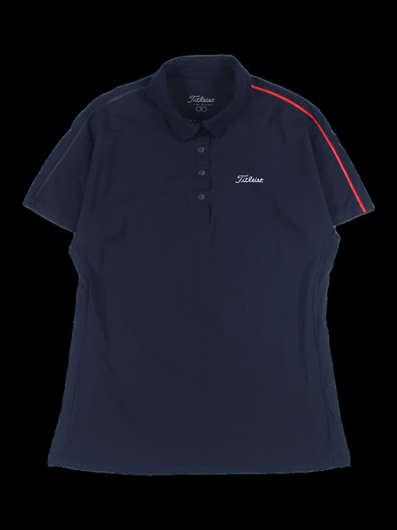 여성 반팔 카라 티