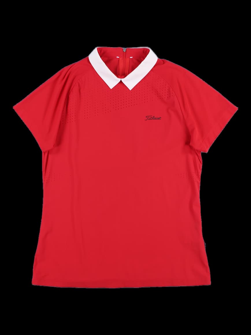 여성 반팔 카라 티