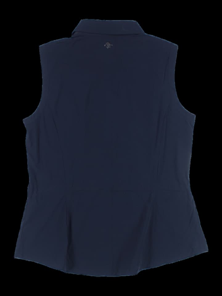 여성 민소매 카라 티