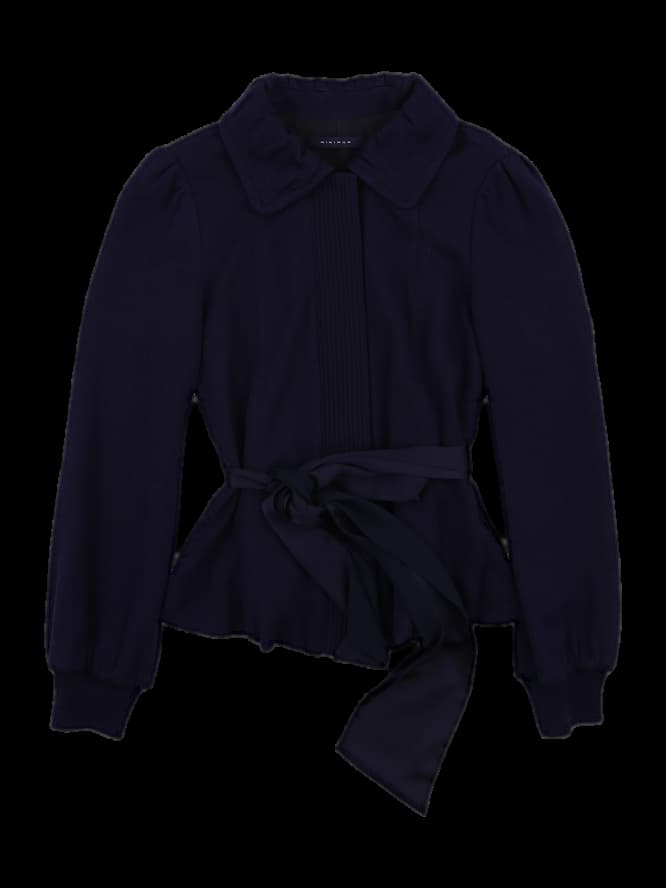 여성 니트 카라 자켓