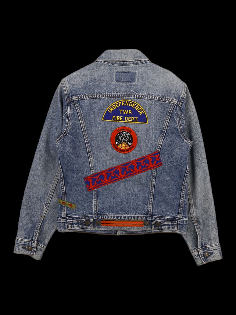 여성 데님 자켓