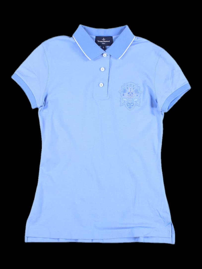 여성 반팔 카라 티