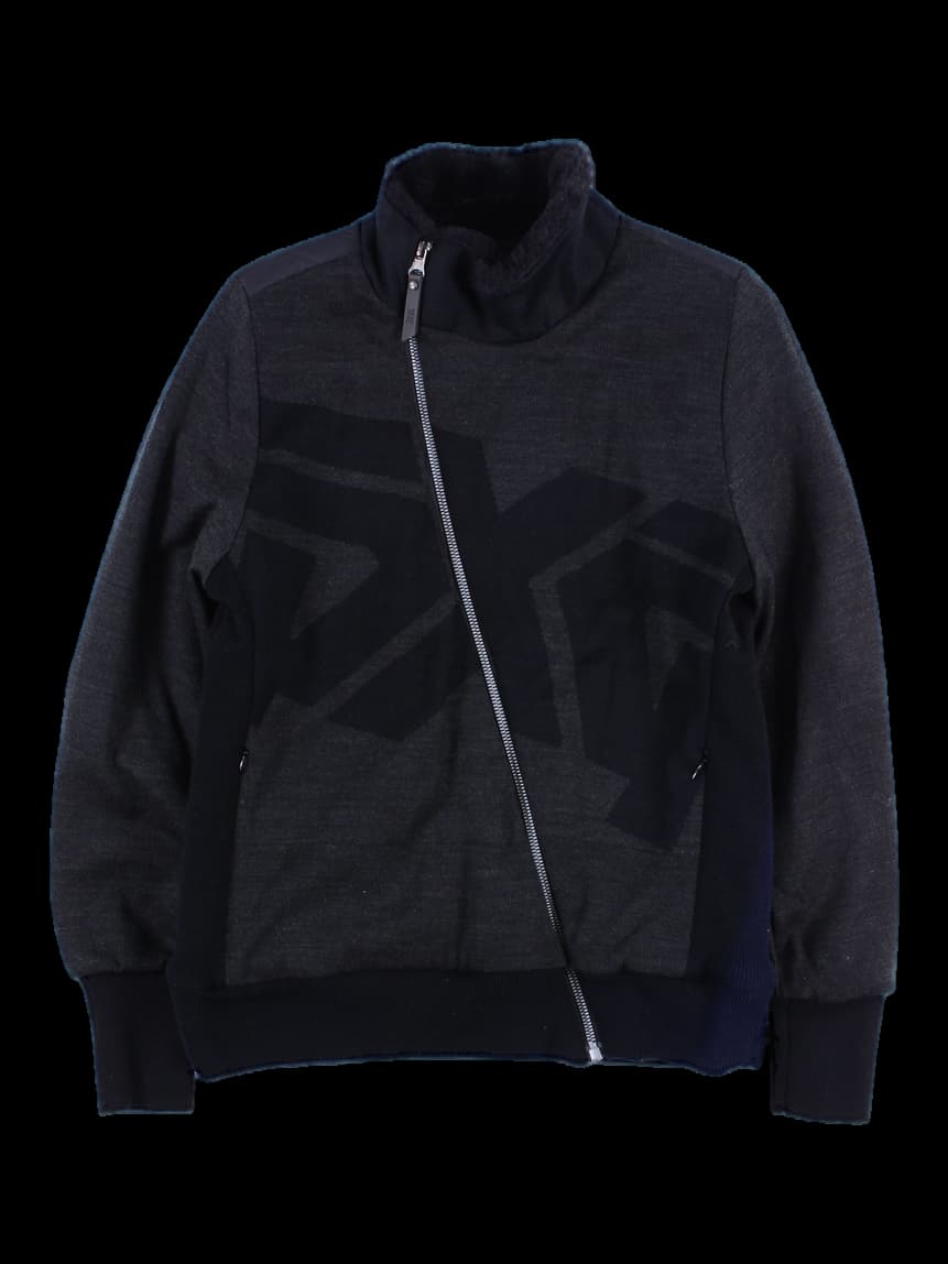 여성 니트 패딩 집업 자켓