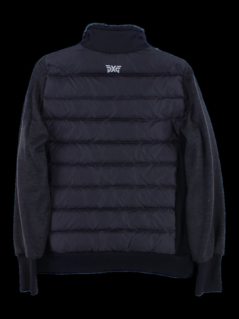 여성 니트 패딩 집업 자켓